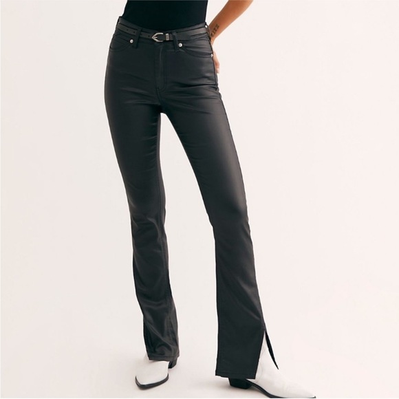 We The Free by Free People Spellbound Coated Bootcut Jeans - Picture 3 of 15
